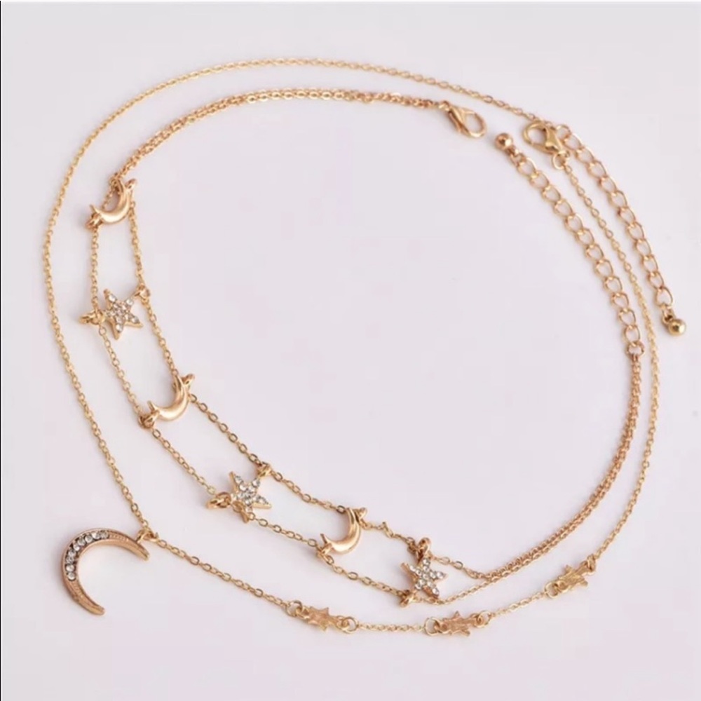 3/$30 ๐ Moon And Star Choker - Picture 6 of 6